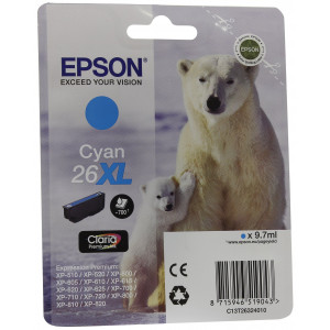 Картридж увеличенный Epson C13T26324010 Cyan